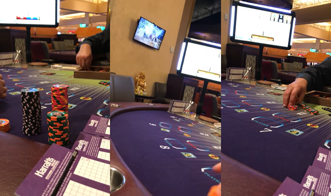 看职业赌客如何30分钟赢$1000美金赌场实战视频！-千博