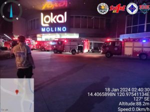 菲律宾该地超市突发火灾 3台冻柜受损-千博