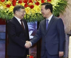 越南国家主席武文赏会见中共中央宣传部部长李书磊-千博