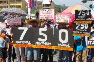 菲律宾工会领袖倡加薪750菲币 以便享受