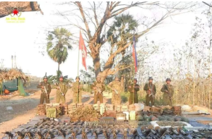 若开军向缅军增援部队实施进攻,缅军方面3天之中阵亡80多名官兵-千博