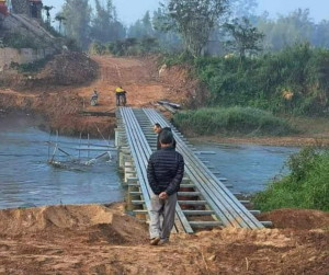 好消息!缅北登尼-腊戌之间的登尼临时大桥建成-千博