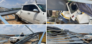 柬埔寨某在建工厂钢架被大风吹倒,致7人受伤!-千博